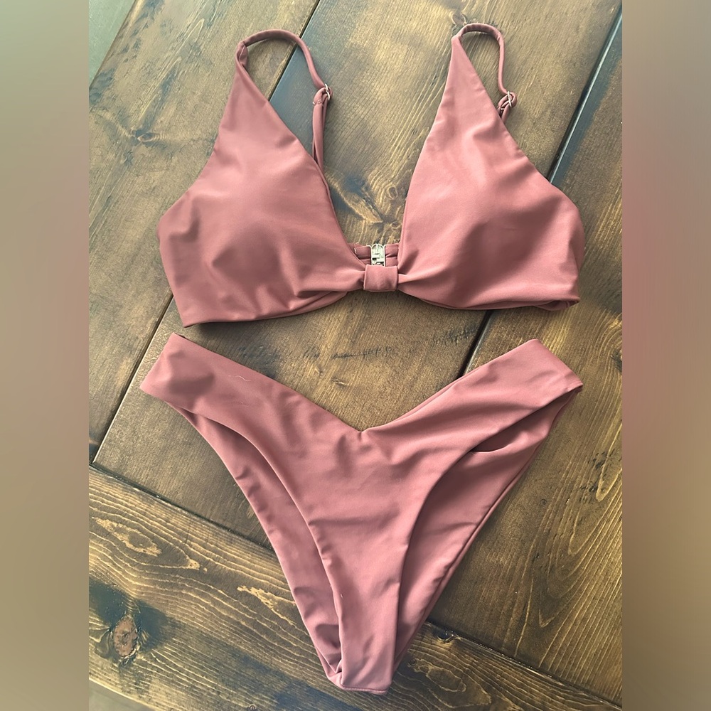 Zaful Rose Pink Bikini size Medium